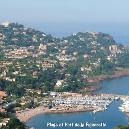 Ferienwohnung Studio A Theoule Sur Mer A 400 M De La Plage Avec Vue Sur La Mer Terrasse Amenagee Et Wifi Exterior foto